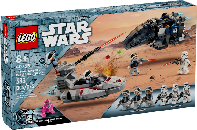 LEGO® Star Wars™ Imperial Dropship vs. Rebel Scout Speeder 40755