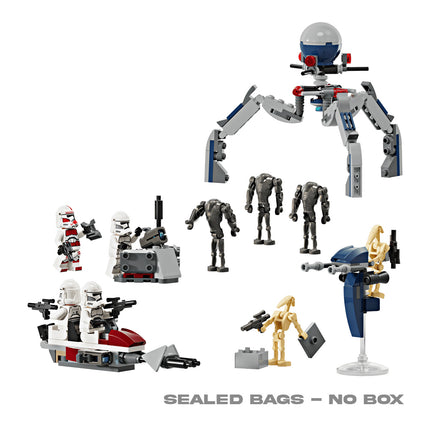 LEGO® Star Wars™ Clone Trooper™ & Battle Droid™ Battle Pack 75372 - NO BOX