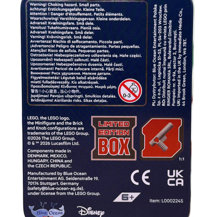 LEGO® Star Wars™ Jango Fett RECTANGLE Metal Tin with Minifigure