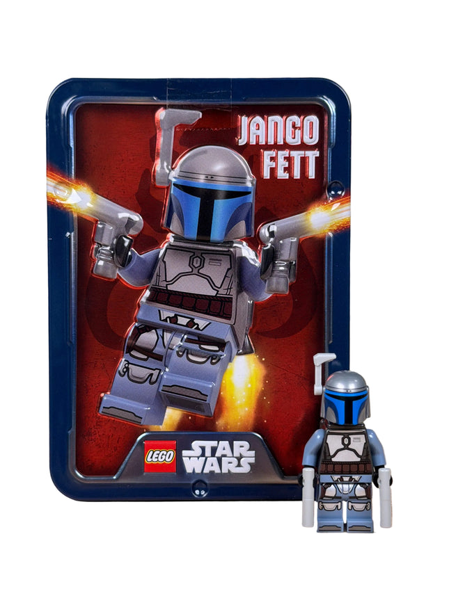 LEGO® Star Wars™ Jango Fett RECTANGLE Metal Tin with Minifigure