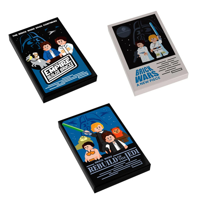 Brick Wars Movie Posters - Custom Tiles