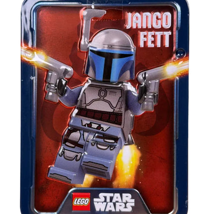 LEGO® Star Wars™ Jango Fett RECTANGLE Metal Tin with Minifigure