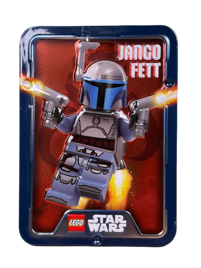 LEGO® Star Wars™ Jango Fett RECTANGLE Metal Tin with Minifigure