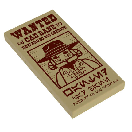 Wanted Poster - Custom Tile