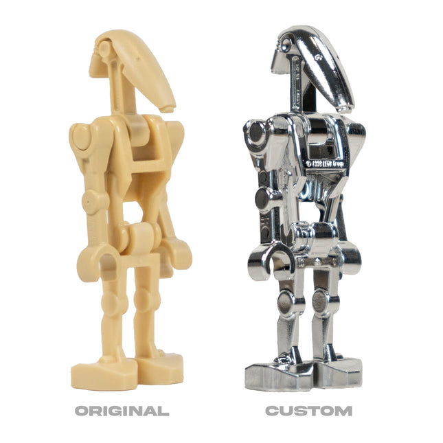 Silver Chrome Battle Droid