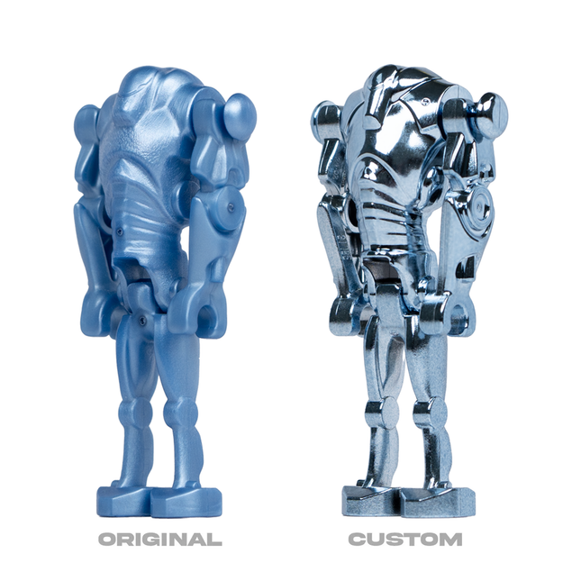Pearl Blue Chrome Super Battle Droid