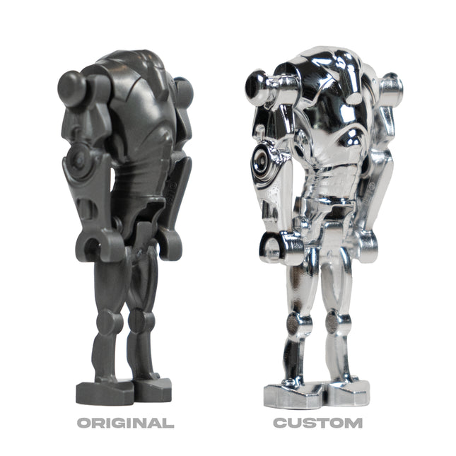 Silver Chrome Super Battle Droid